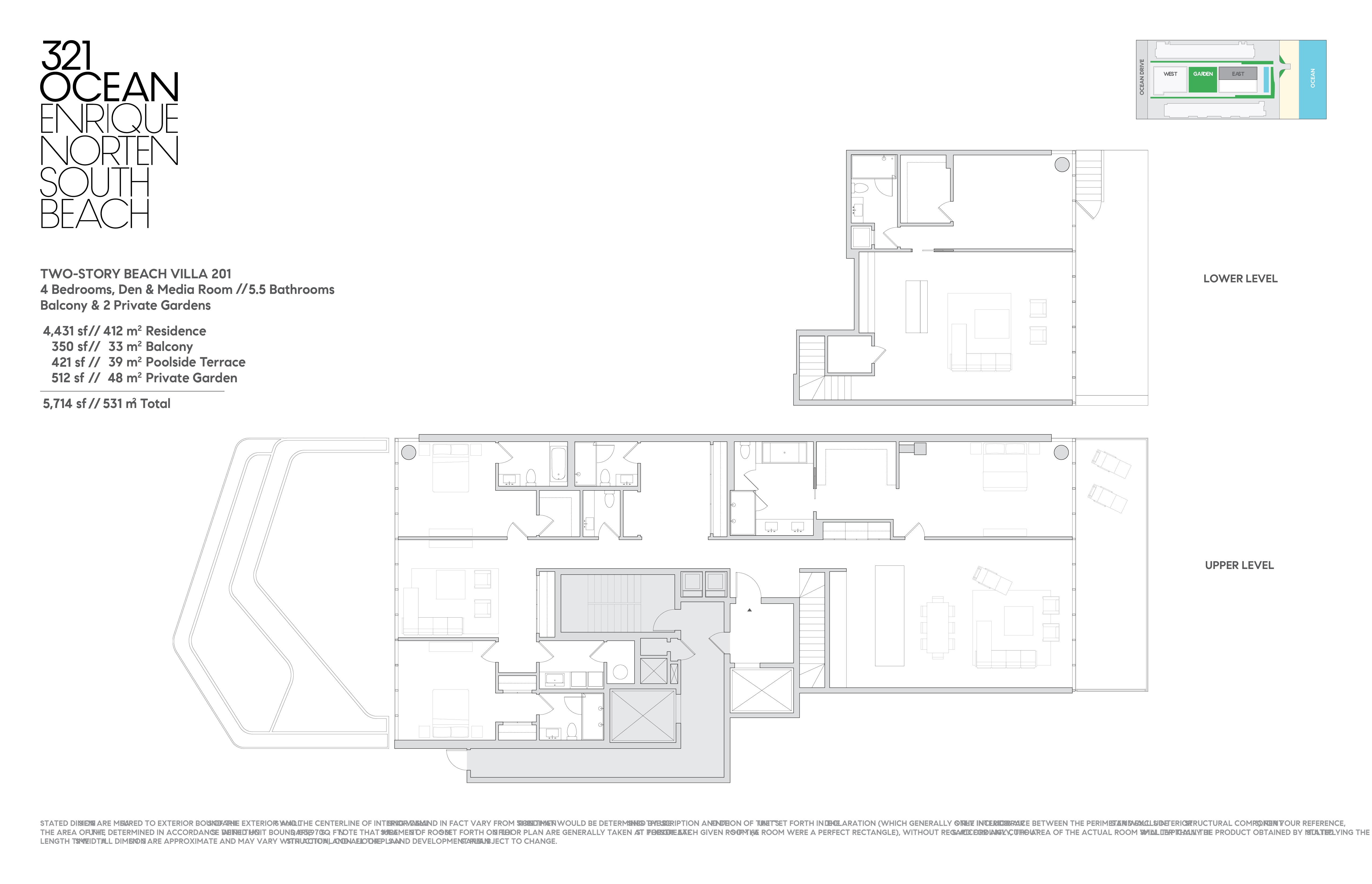 Beach House 201 Floor Plan