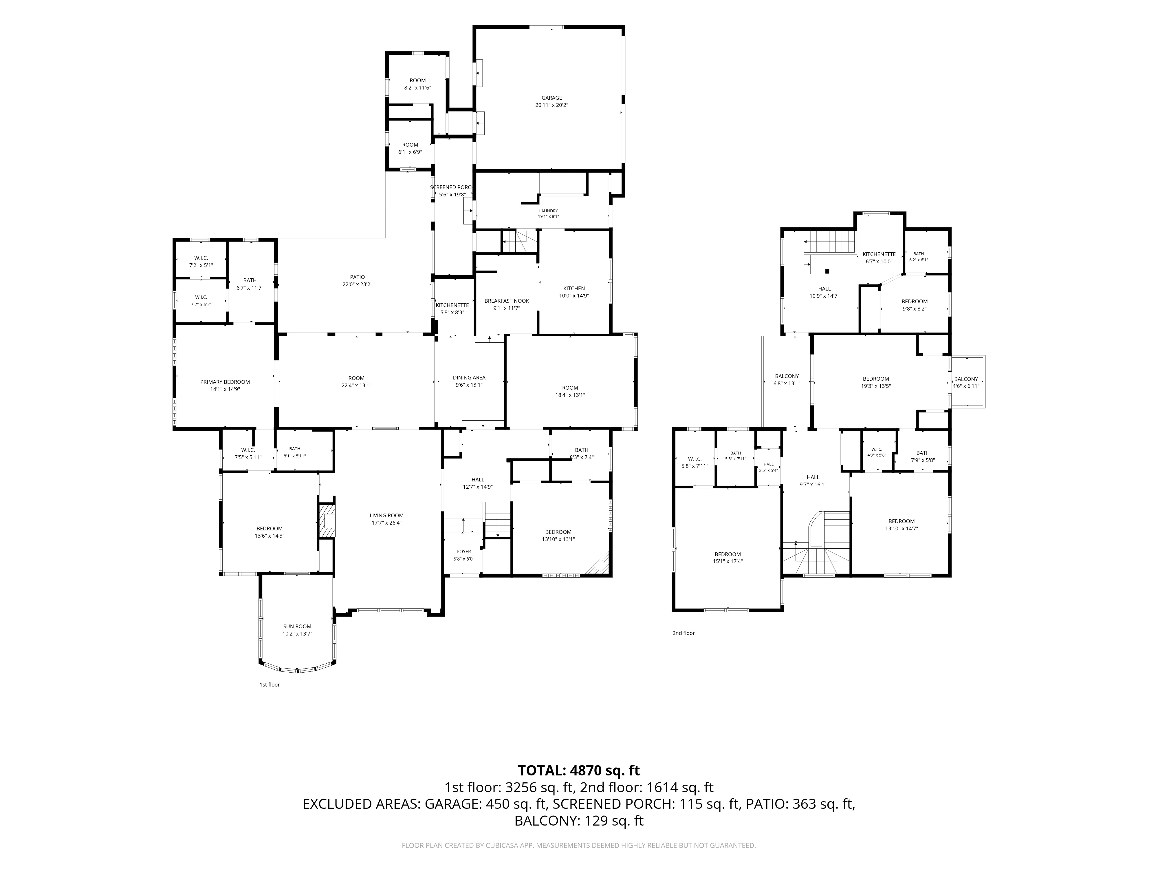 All floors plan for 5680 Pine Tree Drive, Miami Beach