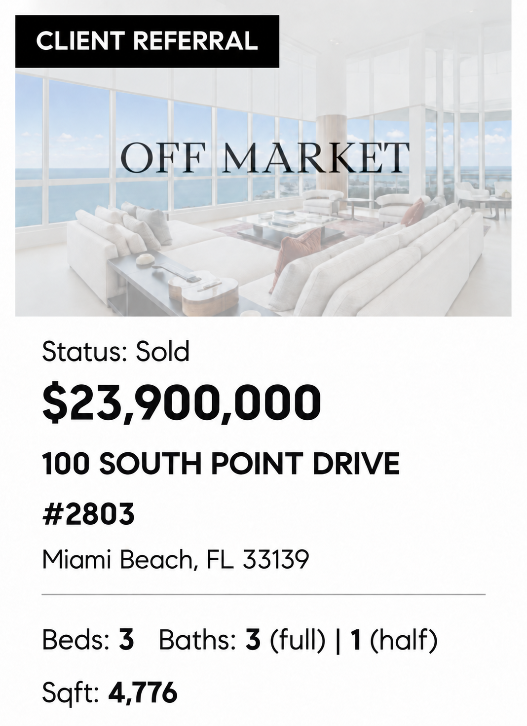 100 South Point Drive 2803