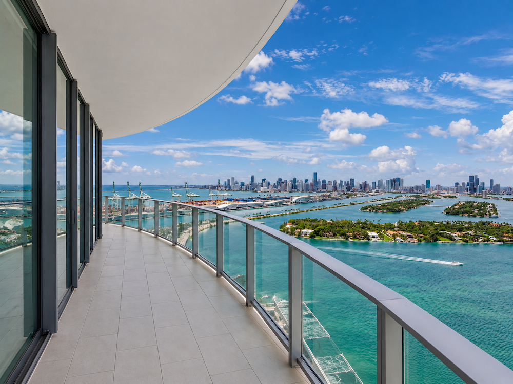View from Five Park Miami Beach