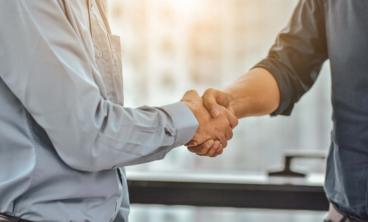 shaking hands